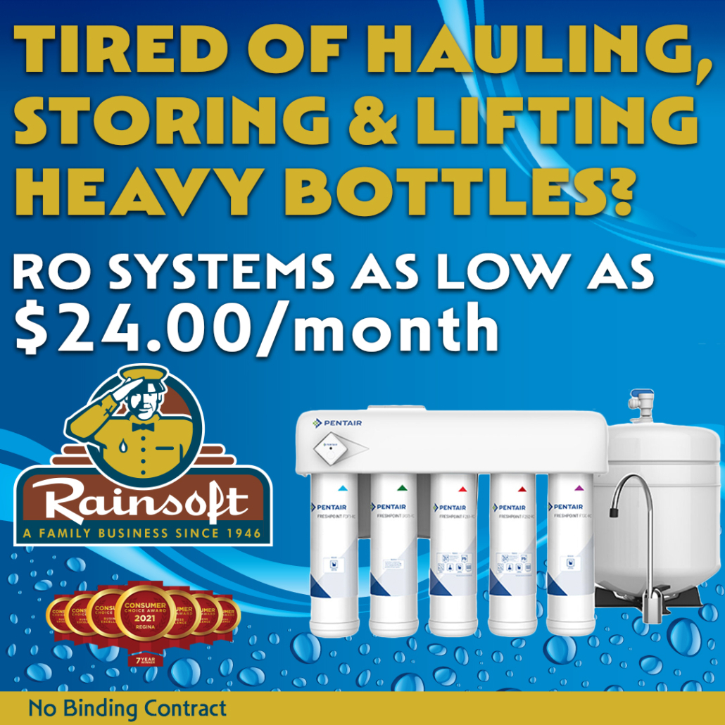 Rainsoft Regina's 1 Water Softener and Water Cooler Supplier Water